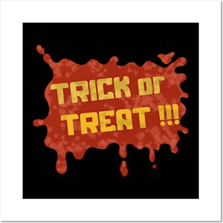 Bloody trick or treat Posters and Art